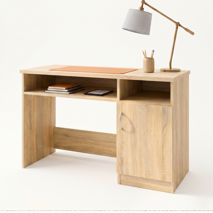 Birou ALEX cu suport tastatură Stejar Sonoma 115 × 60 × 82 cm DituProd [2]