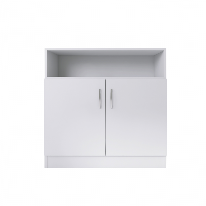 Comoda TV David, H80xA50xL80 cm, Material PAL18mm, Culoare Alb [2]