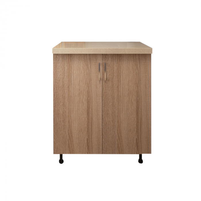 Corp Baza Bucatarie Cu Blat Termorezistent, L60cm x H90cm x A50cm, Culoare  Sonoma, Pal 18mm [5]