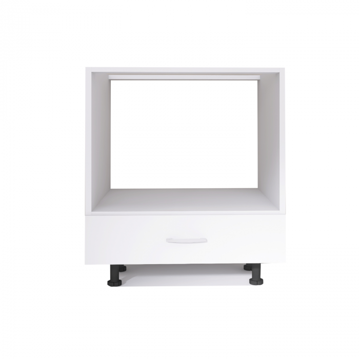 Corp Inferior Cuptor, L60xH90xA50cm, Material Pal 18mm, Culoare Alb [2]