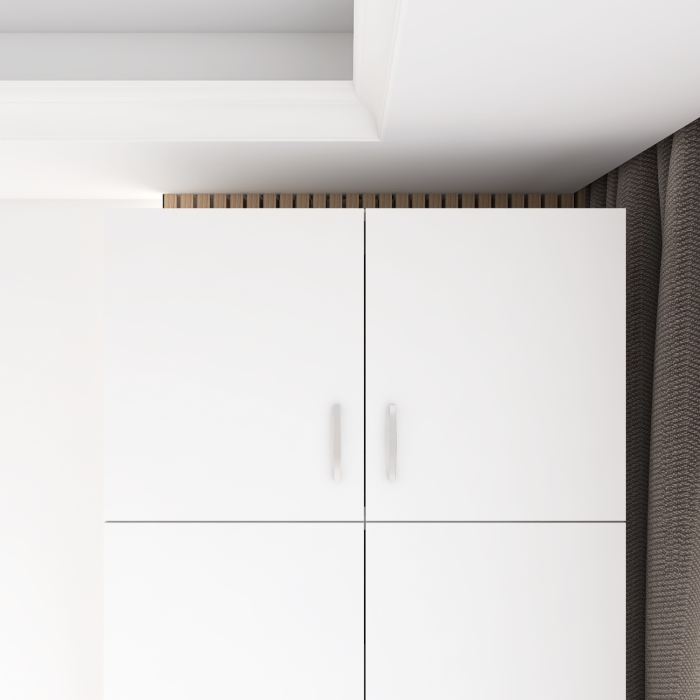 Corp Suprapozabil pentru Dulapuri L80 x A50 x H40 cm , Culoare Alb, Pal 18mm [2]