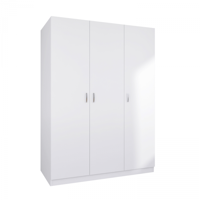 Dulap 3 usi Alb , H200xA50xL120cm, Material Pal 18mm [1]