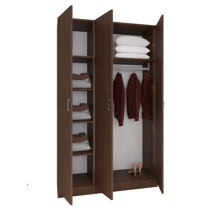 Dulap 3 usi GRANDE, H200xA50xL120cm,Culoare Wenge , Material Pal 18mm [2]