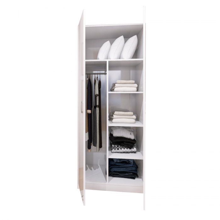 Dulap Depozitare RIO 175x100x50cm, Culoare Alb,Material PAL 18mm [4]