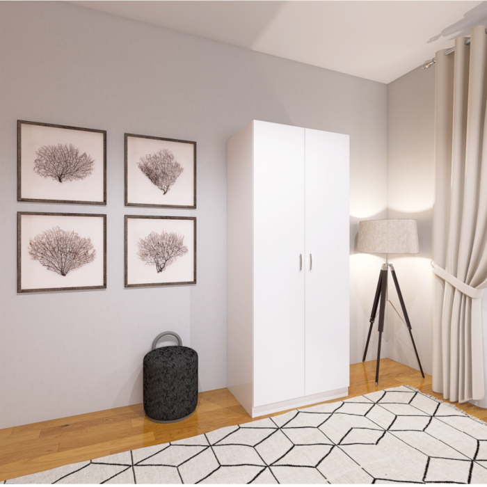 Dulap Depozitare RIO 175x100x50cm, Culoare Alb,Material PAL 18mm [2]