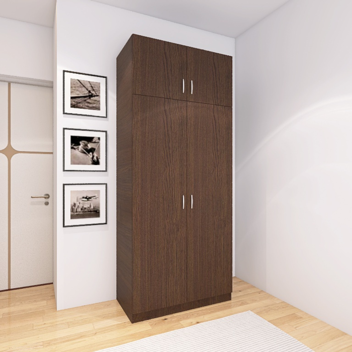 Dulap Depozitare RIO cu Suprapozabil, Wenge , H240 x L100 x A50cm, Material PAL 18mm [2]