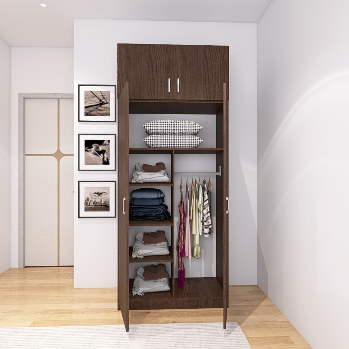 Dulap Depozitare RIO cu Suprapozabil, Wenge , H240 x L100 x A50cm, Material PAL 18mm [3]