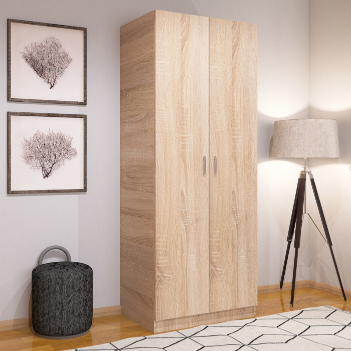 Dulap Depozitare RIO, Stejar Sonoma 175x100x50cm, Material PAL 18mm [1]