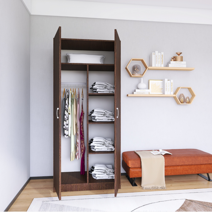 Dulap Depozitare RIO Wenge, 200x100x50cm, Material PAL 18mm [2]