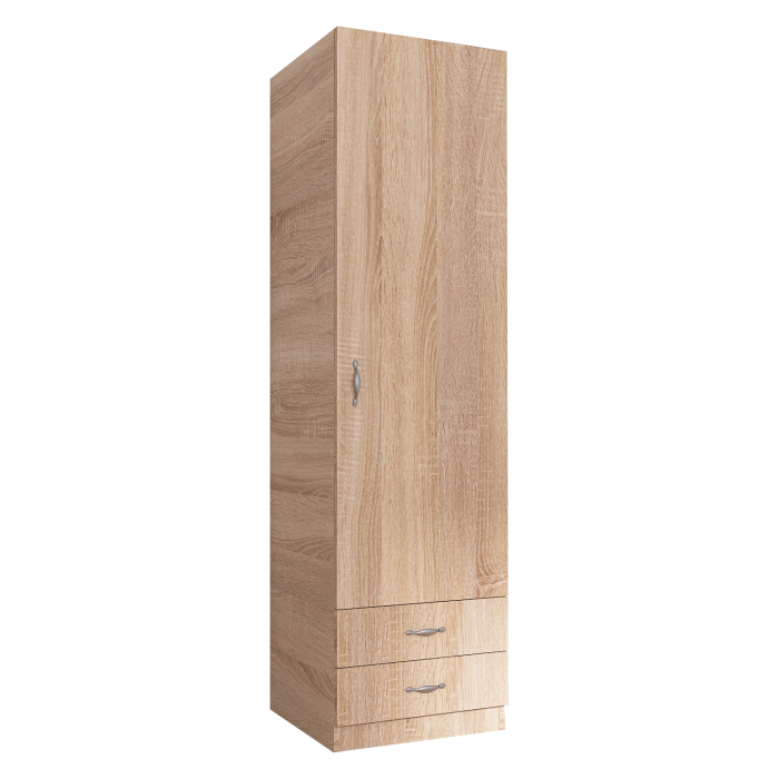 Dulap Mara, 200x50x50 cm, Culoare Sonoma, Material Pal 18mm [4]