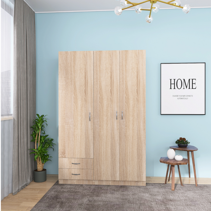 Dulap Milano, 200x130x50 cm, Material Pal 18mm, Culoare Sonoma [1]