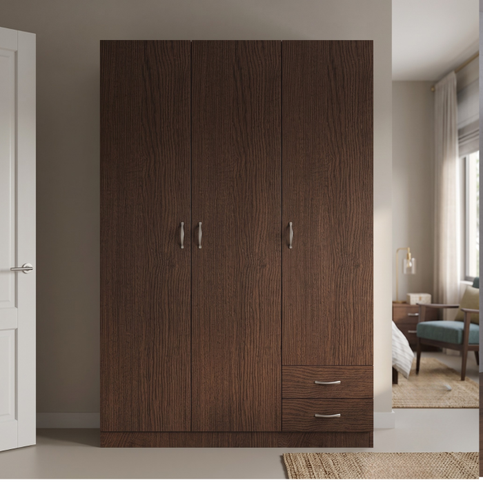 Dulap Milano, 200x130x50 cm, Material Pal 18mm, Culoare Wenge [2]
