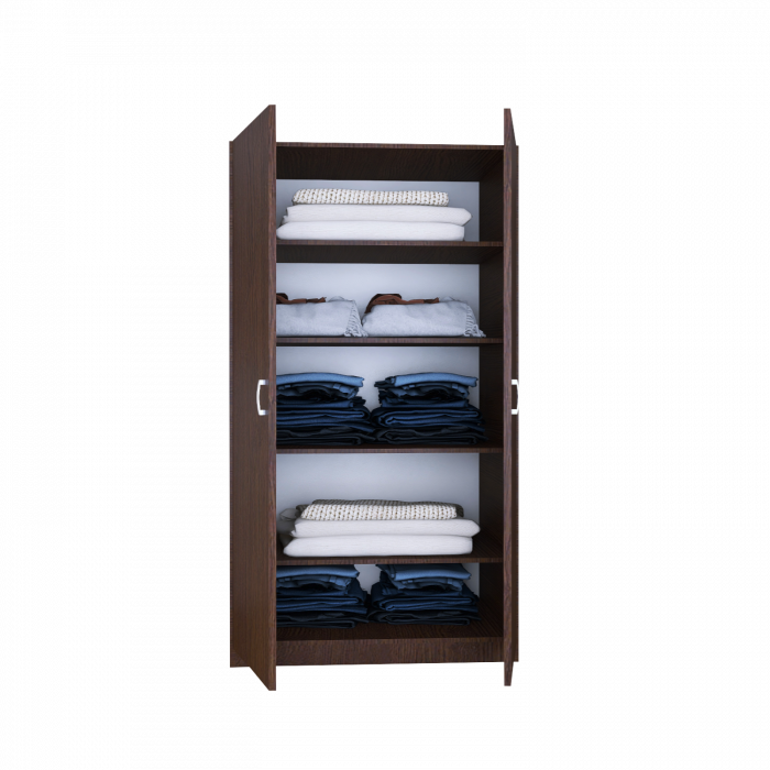 Dulap MIRCO cu rafturi, 200x60x50cm, Culoare Wenge, Pal 18mm [4]