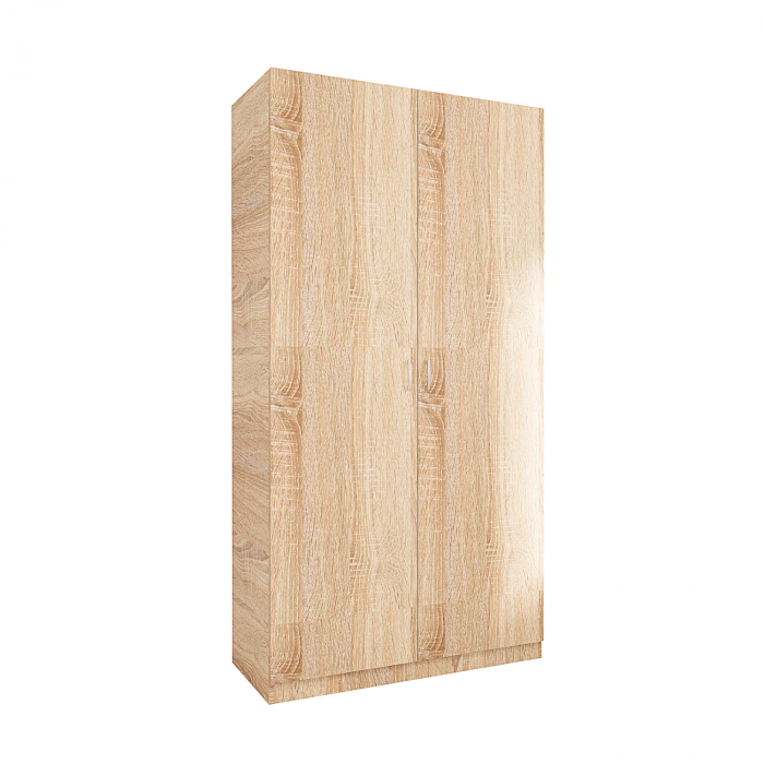Dulap Rubin cu Bara Haine 175x80x50 cm, Culoare Sonoma, Material PAL 18mm [1]