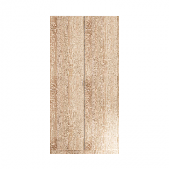 Dulap Rubin cu Bara Haine 200 x 80 x 50cm, Culoare Stejar Sonoma, Material PAL 18mm [4]