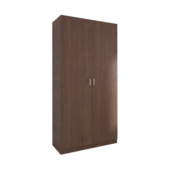 Dulap Rubin cu Bara Haine 200 x 80 x 50cm, Culoare Wenge, Material PAL 18mm [2]