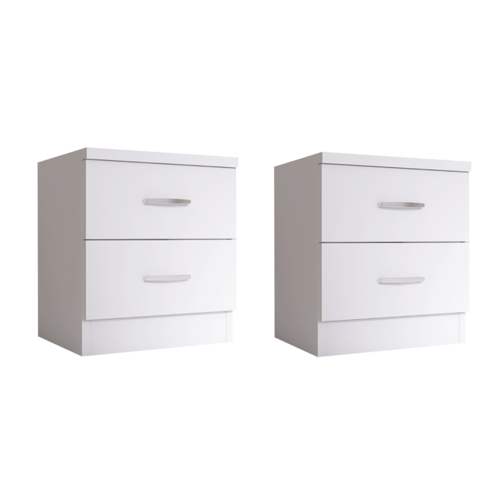 Set Dormitor Kim, Pal 18mm, Culoare Alb Mat [4]