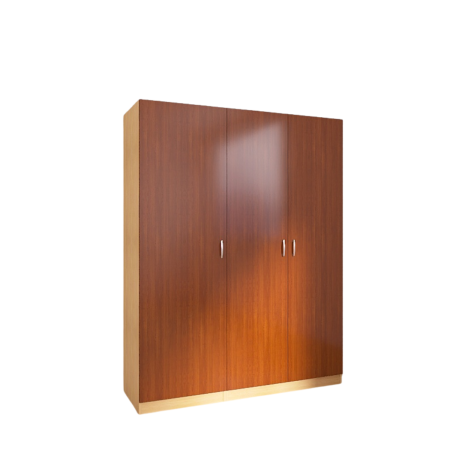 Mobilier B2B - Dulap cu 3 usi, H200 x A50 x L120cm, Culoare Stejar Sonoma, Alb, Wenge, Pal 18mm