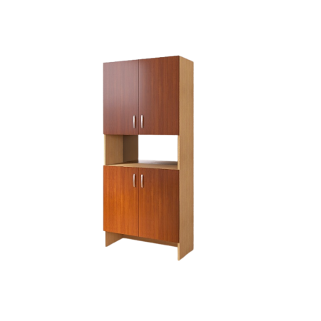 Mobilier B2B - Dulap Birou 4 usi, H200 x A50 x L80 cm, Pal 18mm, Culori Alb, Wenge, Stejar Sonoma