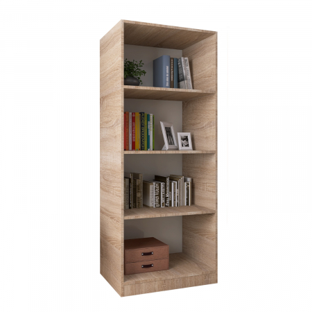 Biblioteca SKY 4 Rafturi, 175x80x40 cm, Culoare Sonoma, Pal 18mm [0]