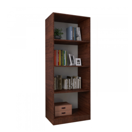 Bibliotecă SKY cu 4 rafturi Wenge 80 × 40 × 200 cm DituProd [2]