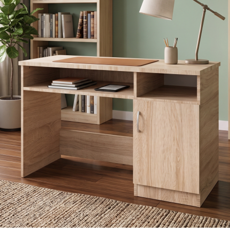 Birouri - Birou ALEX cu suport tastatură Stejar Sonoma 115 × 60 × 82 cm DituProd