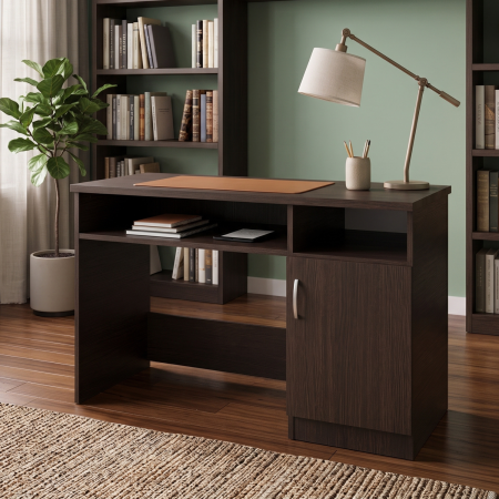 Birouri - Birou ALEX cu suport tastatură, Wenge, 115 × 60 × 82 cm, PAL 18 mm