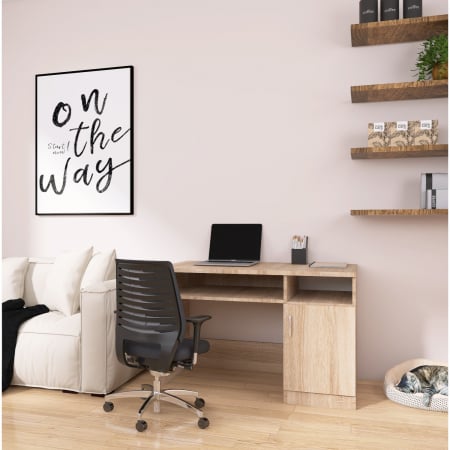 Birouri - Birou Alex L115 x A60 x H82 cm, Culoare Sonoma, Pal 18mm