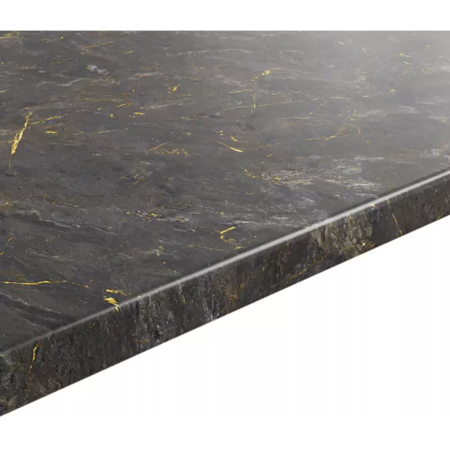 Blaturi Termorezistente Bucatarie - Blat Bucatarie Termorezistent 140cm x 60cm, Culoare Negru Marmura, Grosime 2,8cm