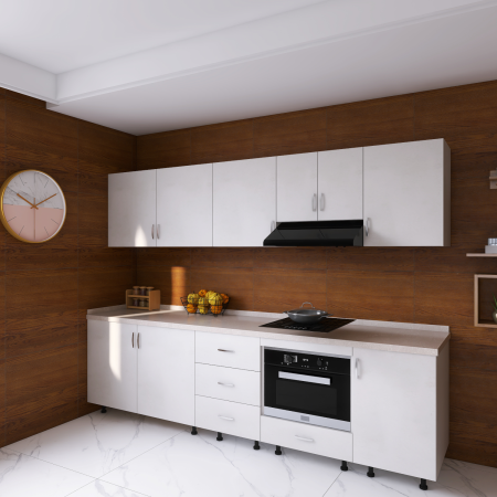 Bucatarie ADDA 220cm, Culoare Alb, Pal 18mm [2]
