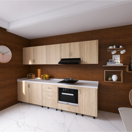 Bucatarie ADDA 220cm, Culoare Stejar Sonoma, Pal 18mm [1]