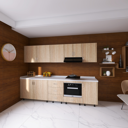 Bucatarie ADDA 220cm, Culoare Stejar Sonoma, Pal 18mm [2]