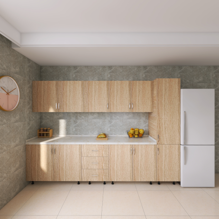 Bucatarie RIMINI 260 cm, Material PAL 18mm, Culoare Stejar Sonoma , Blat termorezistent 2.8cm [3]