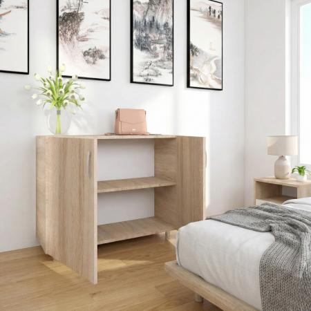 Comoda Tv ANA, H80 x A50 x L80cm,Picioare Reglabile, Culoare Sonoma, Pal 18mm [1]