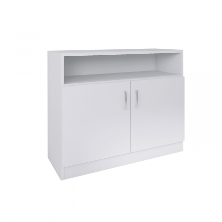 Comode - Comoda TV David, H80xA50xL80 cm, Material PAL18mm, Culoare Alb