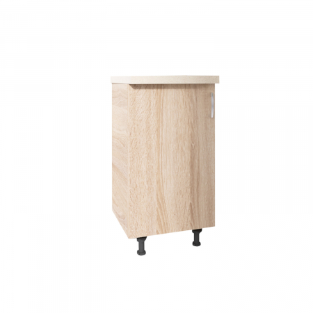 Corpuri Inferioare - Corp Baza Bucatarie Cu Blat Termorezistent, L40cm x H90cm x A50cm, Culoare Sonoma, Pal 18mm