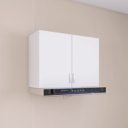 Corpuri Superioare - Corp Bucatarie Hota Telescopica, H70 x A32 x L60 cm PaL 18mm, Culoare Alb