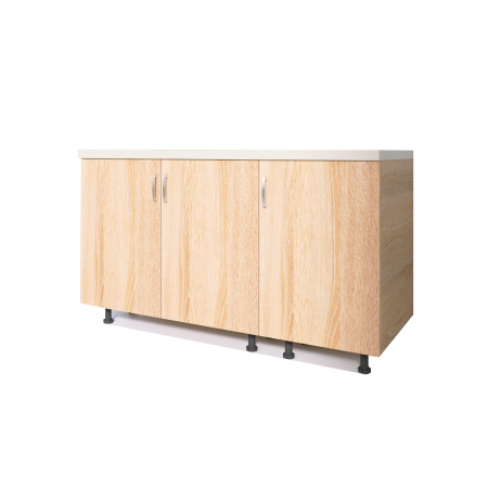Corp Inferior Bucatarie 120x50x90 cm, Culoare Sonoma, Pal 18mm, Blat Termorezistent [5]