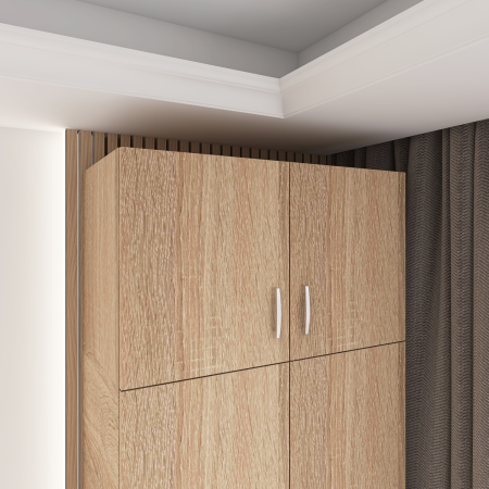 Cele mai Vandute - Corp Suprapozabil pentru Dulapuri L80 x A50 x H40 cm , Culoare Stejar Sonoma, Pal 18mm