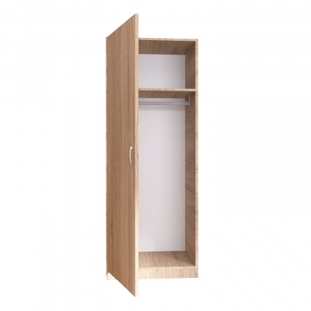 Dulap cu o usa bara haine , H200 x L50 x A50 cm, Material Pal 18mm, Culoare Sonoma [1]