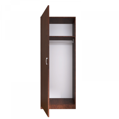 Dulap cu o usa cu bara haine, H200 x L50 x A50 cm, Material Pal 18mm, Culoare Wenge [2]