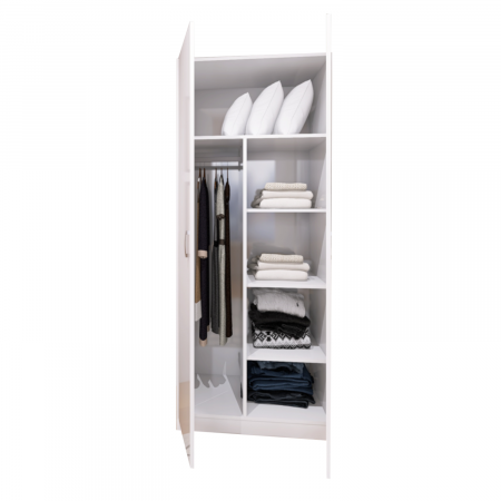 Dulap Depozitare RIO 175x100x50cm, Culoare Alb,Material PAL 18mm [3]