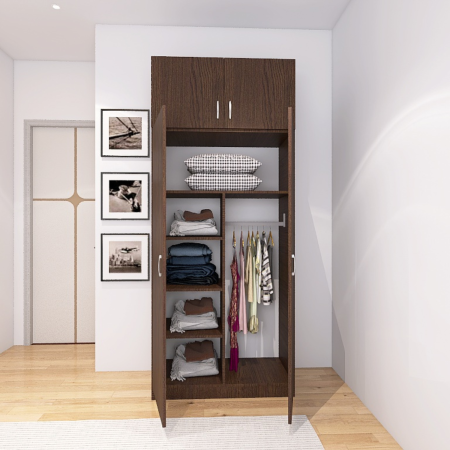 Dulap Depozitare RIO cu Suprapozabil, Wenge , H240 x L100 x A50cm, Material PAL 18mm [2]