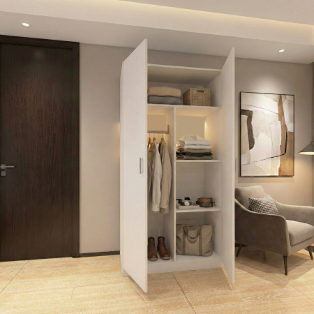 Dulap Depozitare RIO, Stejar Sonoma 175x100x50cm, Material PAL 18mm [3]