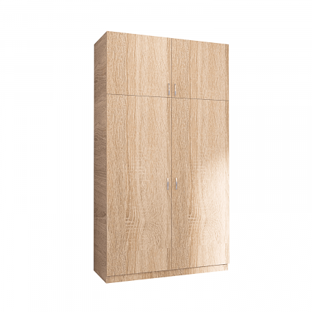 Dulap Dormitor cu Suprapozabil, H240 x L80 x A50, Culoare Stejar Sonoma, Pal18mm [1]
