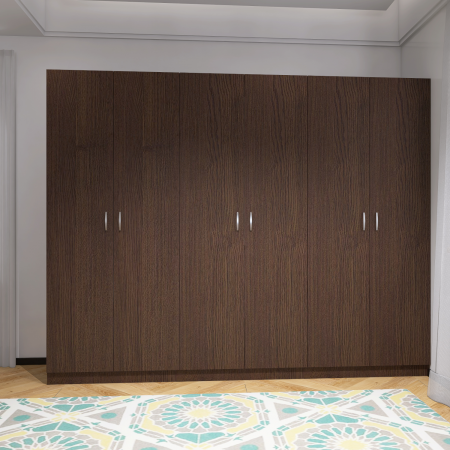 Dulap Haine cu 6 usi, L240 x H200 x A50cm, Material Pal18mm, Culoare Wenge [3]