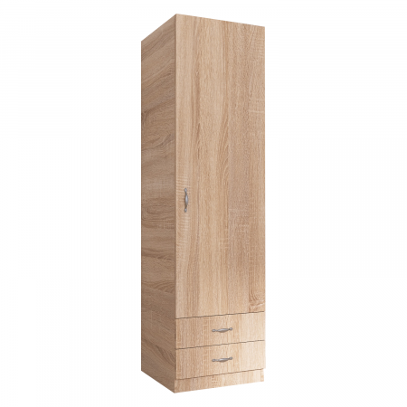 Dulap Mara, 200x50x50 cm, Culoare Sonoma, Material Pal 18mm [3]