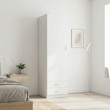 Dulap Mara, 200x50x50 cm, Culoare Wenge, Material Pal 18mm [4]