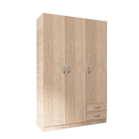 Dulap Milano, 200x130x50 cm, Material Pal 18mm, Culoare Sonoma [2]