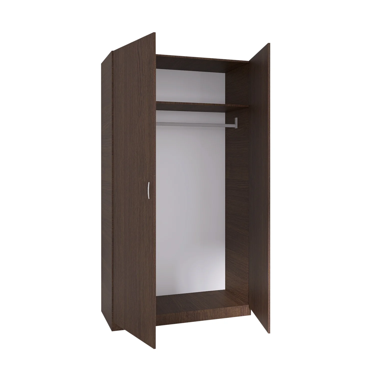 Dulap Rubin cu Bara Haine 175x80x50 cm, Culoare Sonoma, Material PAL 18mm [5]